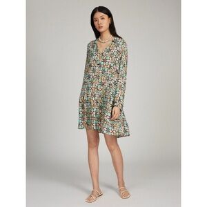 SALONI Jas B Dress In Flowering Tile